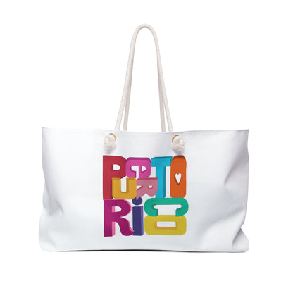 Puerto Rico Letters | Beach Tote Bag