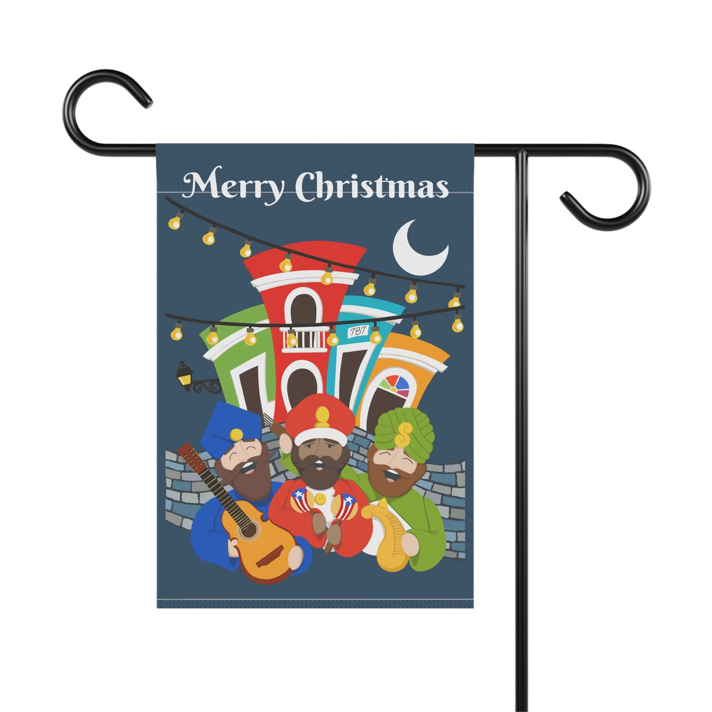 Reyes Magos Parranderos | Merry Christmas | Garden Flag