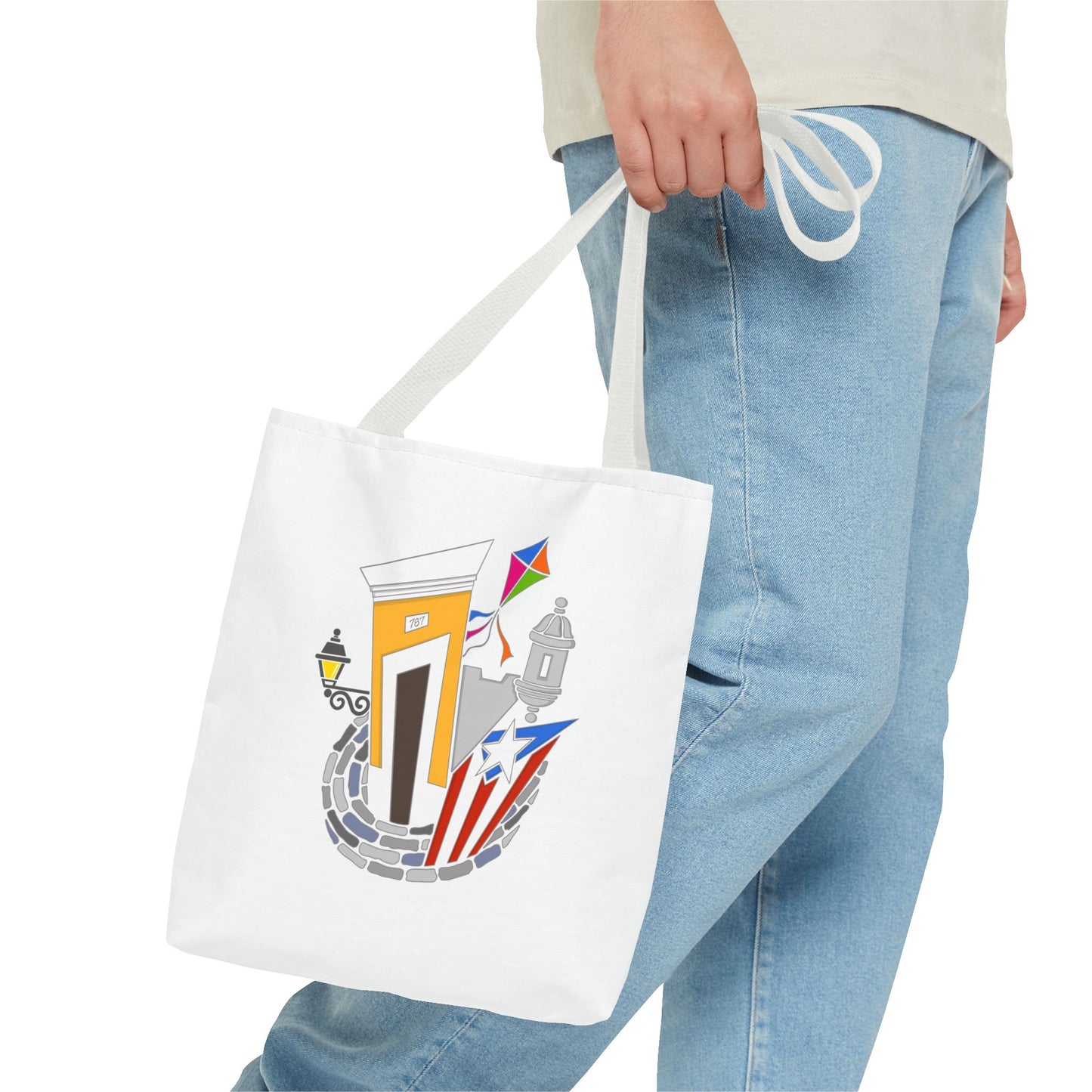 Tote Bag | Casita Viejo San Juan | Yellow