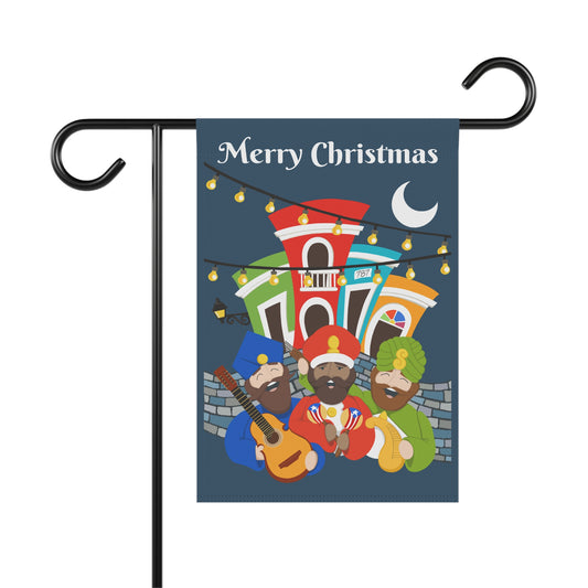 Reyes Magos Parranderos | Merry Christmas | Garden Flag