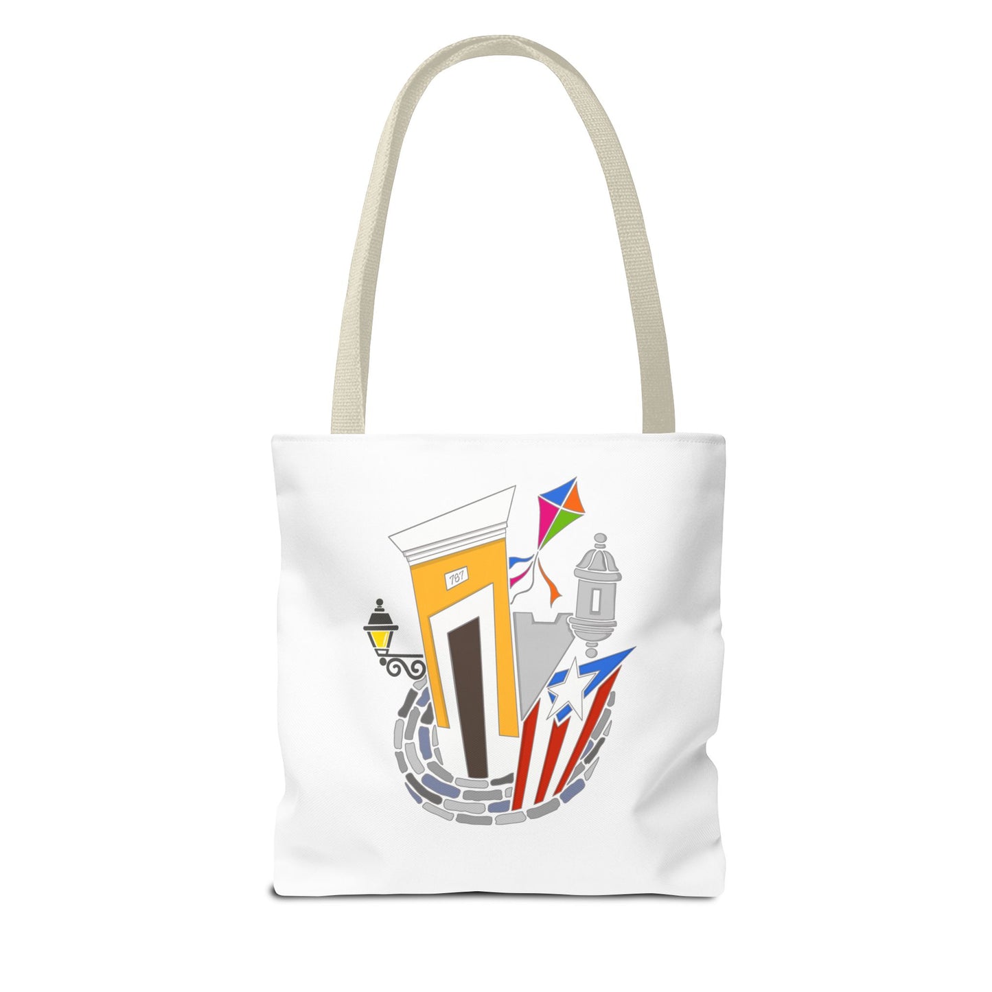 Tote Bag | Casita Viejo San Juan | Yellow