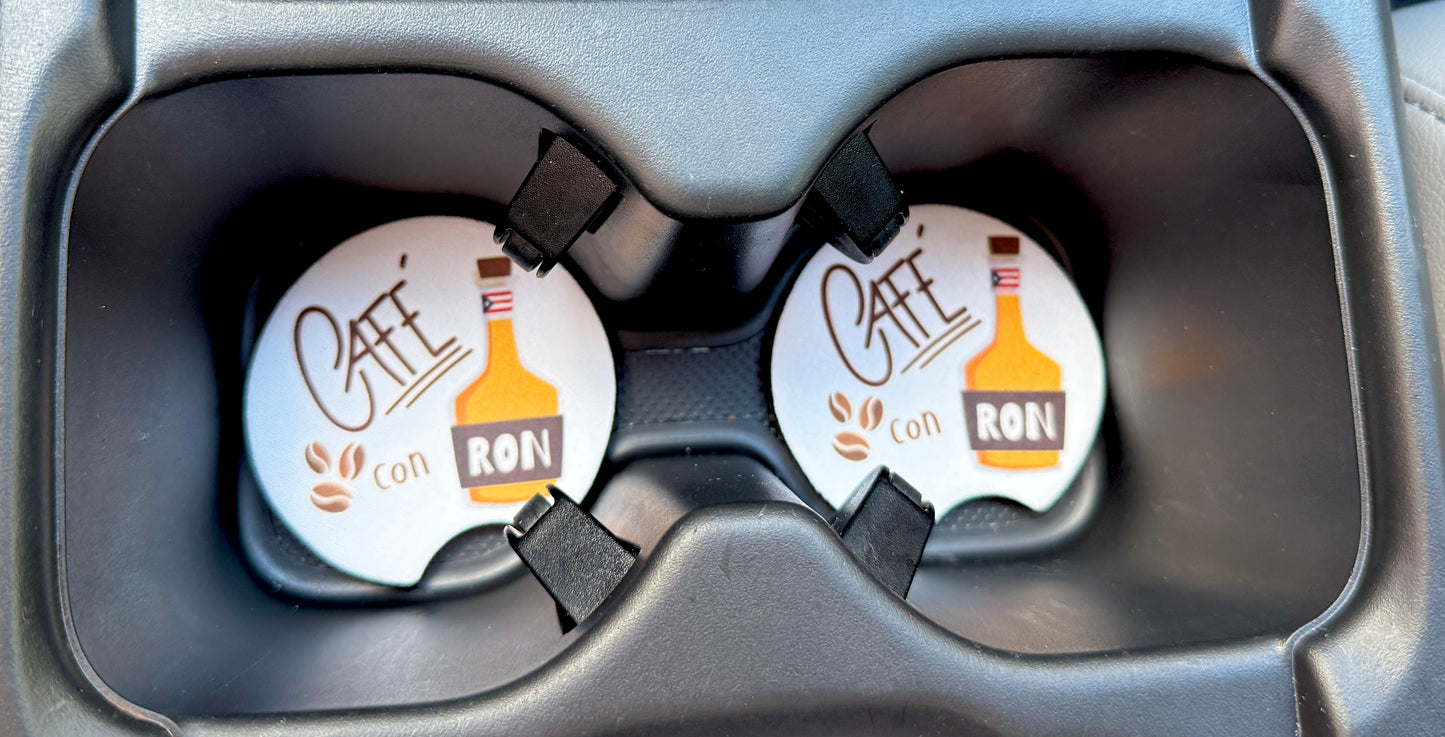 Car Coasters| Café con Ron