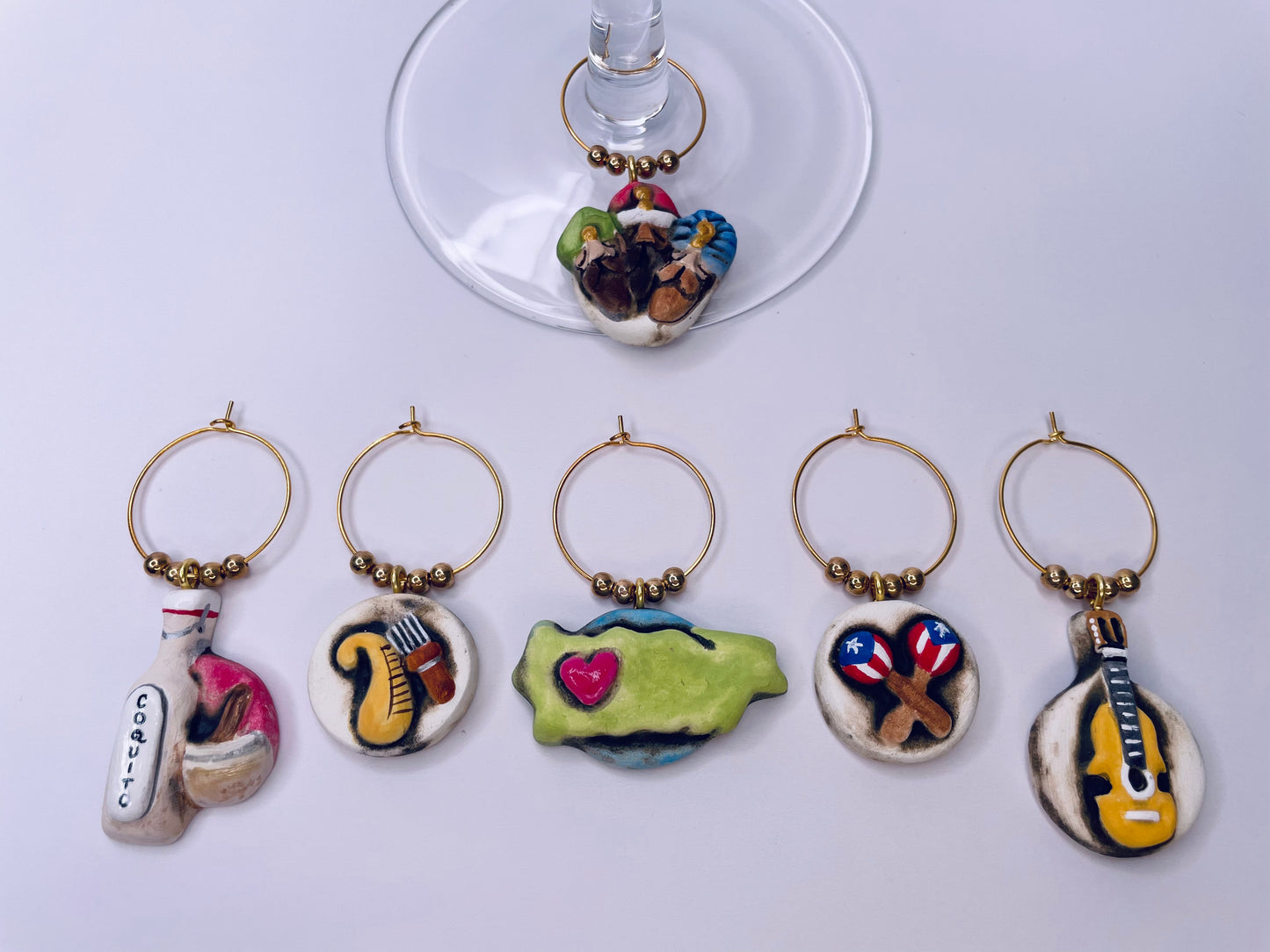 Reyes Magos | Set of 6 | Wine Glass Charms