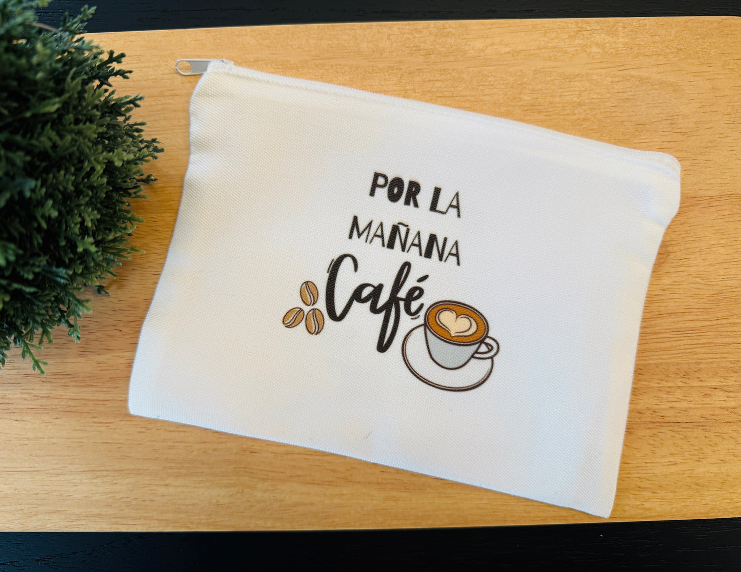 Por la mañana Cafe, Por la tarde Ron | Makeup Bags