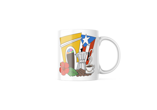 Casita Viejo San Juan and Greca | Coffee Mug